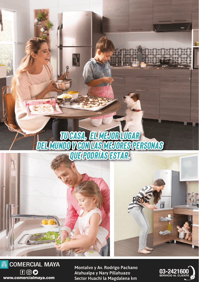 Tu casa,  el mejor lugar del mundo y con las mejores personas que podrías estar. 🥰
#QuédateEnCasa 🏠👨‍👩‍👧‍👦
#ComercialMaya #Ambato
comercialmaya.com