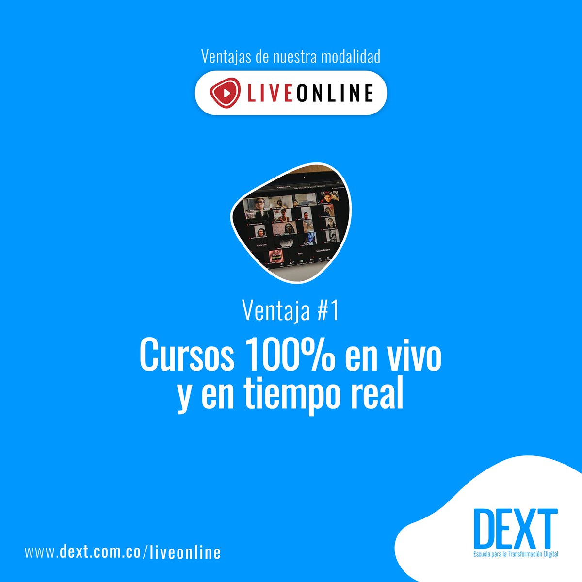 dextco's tweet photo. Somos una escuela que se adapta a los grandes cambios del mercado para brindarles a nuestros estudiantes la mejor experiencia de aprendizaje, garantizando la praxis al 100%.

https://t.co/DoGd64kobD
hola@dext.com.co
📳 311 396 9862
#yoaprendocondext #cursos #digital #live #online https://t.co/u4TrC5ijmW
