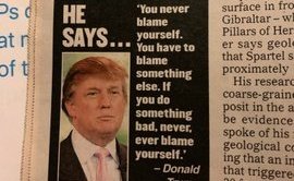 Bill_Maxwell_'s tweet photo. We need leadership and accountability, not..

.@realDonaldTrump:
"You have to blame something else. If you do something bad. Never ever blame yourself." https://t.co/ToZ7Wfn7WI