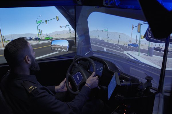 VirtraSystems's tweet photo. VirTra's V-DTS—Driver Training Simulator—stands out from the rest due to its focus on cognitive learning and load. Teach and sustain your officers in defensive, emergency, pursuit and driving tactics utilized in the field: https://t.co/MbkACaAVp4
#driversim #simulationtraining https://t.co/jPZu7GFXEO