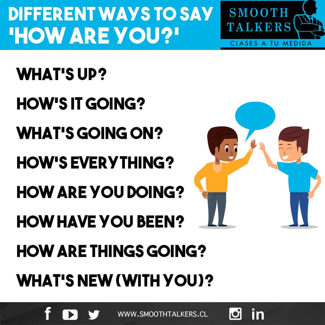 Otras formas de decir How are you? en Ingles - Clases de Ingles por Redes  Gratis - Ingles Audio