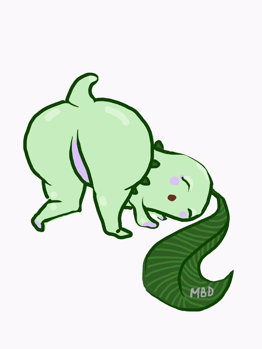 supersaiyanmaya's tweet photo. Thinking about how thick and cute chikorita is helps me significantly when worrying about body image 🙏 that is why they must be drawn often #anthroart  #pokemorphs https://t.co/2vKo7pdzJv