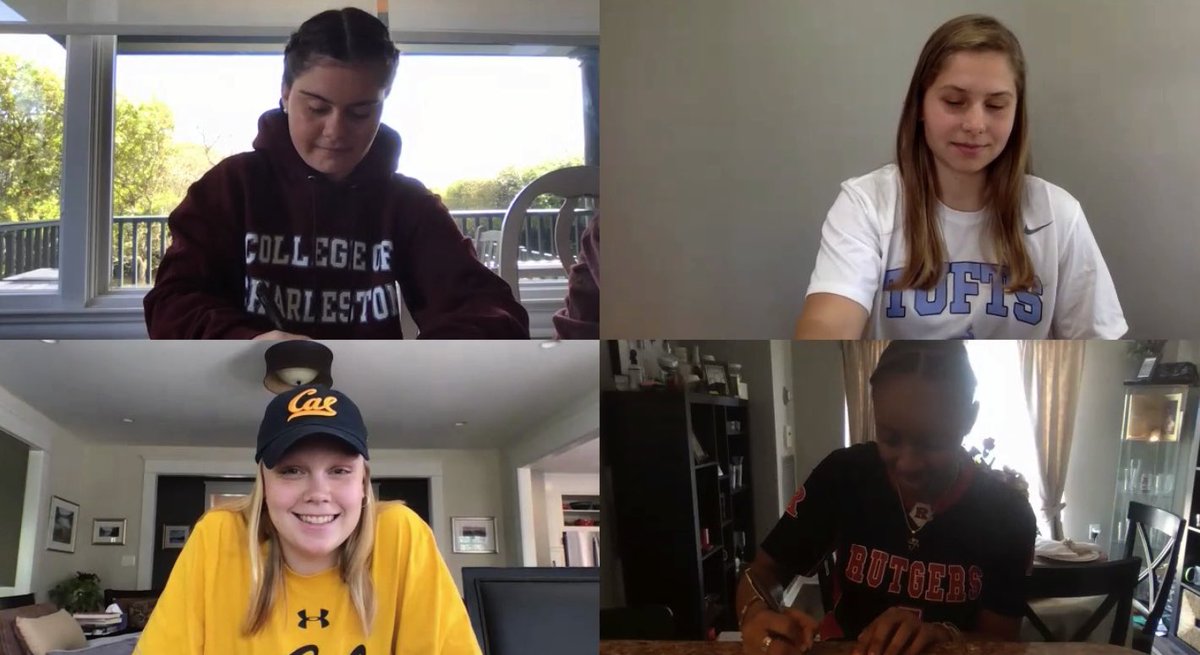 MadeiraSnails's tweet image. Emma will join the College of Charleston Equestrian team, Amara will join the Women’s basketball team at Rutgers University-Camden, Grace will join Tuft University Women’s Lacrosse team and Lily will join the lacrosse team at the University of California Berkeley #Snails 🐌
