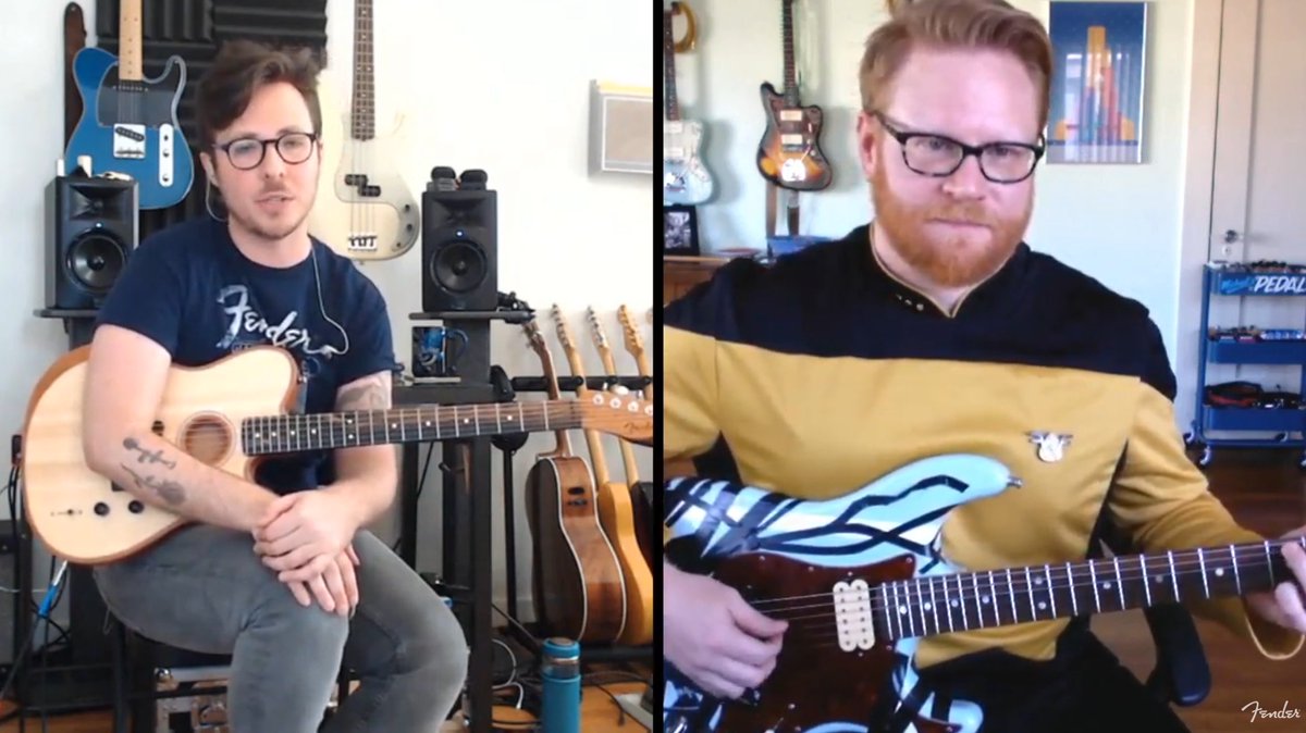 reampers's tweet photo. Now live on @Fender play: Weezer guitar style deep dive https://t.co/7yzuSWgP0D https://t.co/mx0jvLPfGj