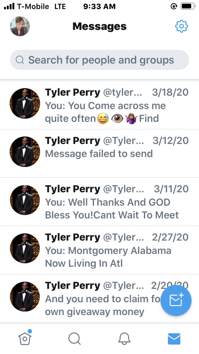 EvangelistKim4's tweet image. Every Week Since December Someone Is In My DM 🙏🏾🙏🏾🙏🏾#FixItGOD #BlessYouTylerPerry