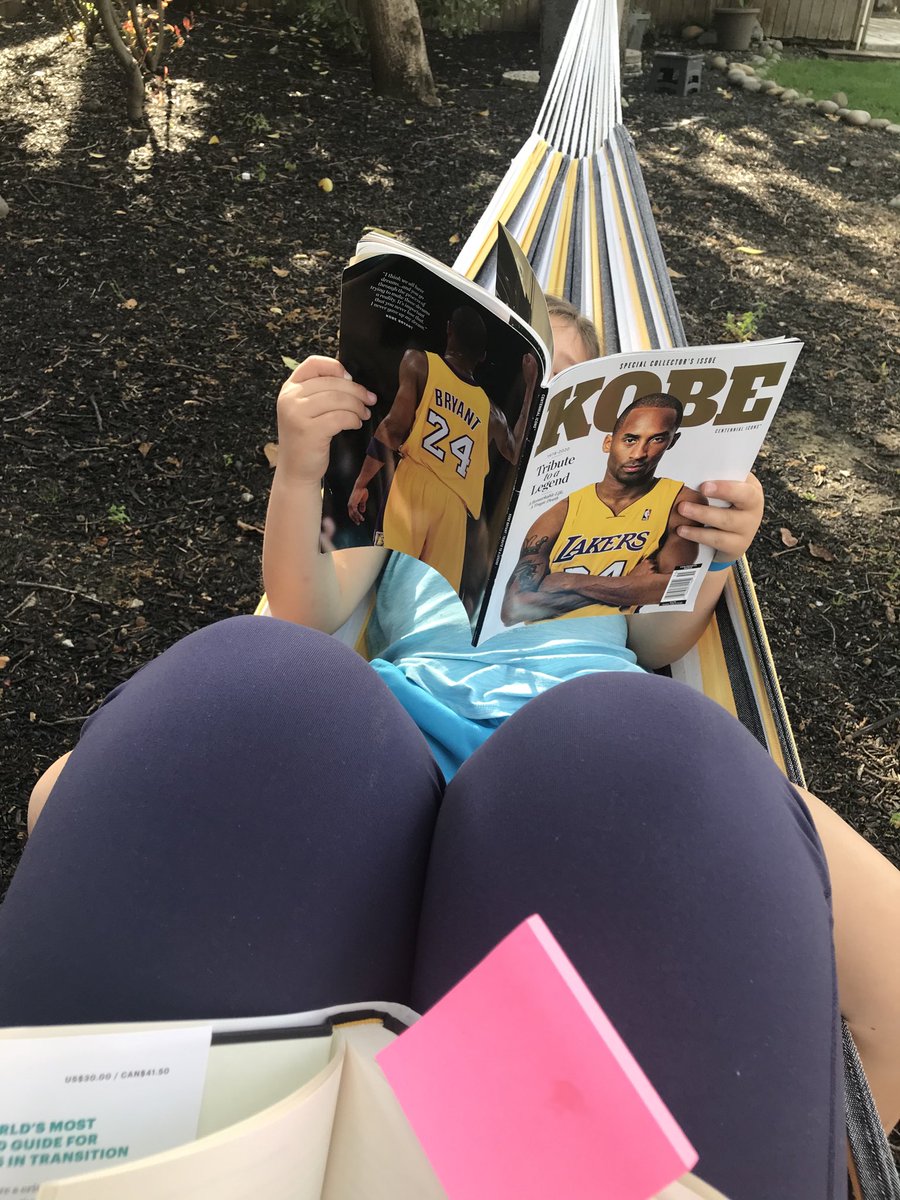 PrincipalDubs's tweet photo. Some reading time in the hammock during our shelter in place https://t.co/zPGFH666Qq