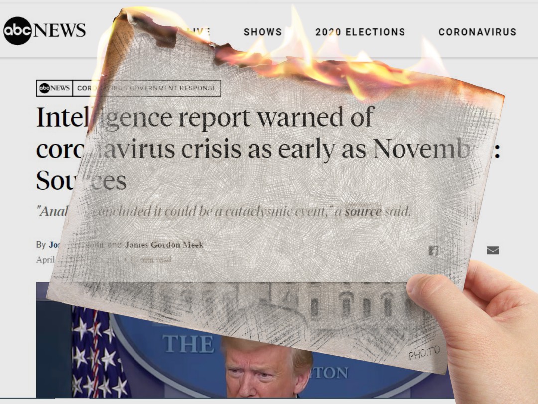  Thread about China, ABC, Fake News and Coronavirus. Is ABC news lying, let's discuss... ABC news had an explosive story last week: "Intelligence report warned of coronavirus crisis as early as November: Sources"