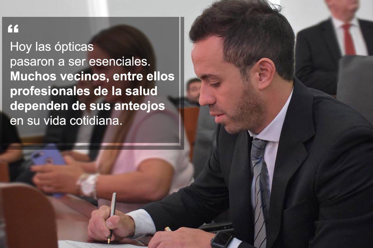 FlavioCharo's tweet photo. Presentamos un proyecto en #HCDPilar solicitándole al intendente que autorice mediante un decreto, el funcionamiento de las ópticas con la finalidad de proteger la salud pública. https://t.co/KkJpANJPMN