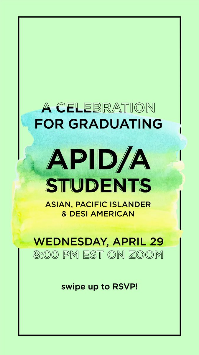 Join us for a virtual celebration to honor all graduatingundergrad and graduate students who identify as part of the Asian, Pacific Islander, and Desi (APID/A) Diaspora! The program will feature keynote speaker Huy-Yu Sebastian Cherng & performances by Terisa Siagatonu & ALOK!