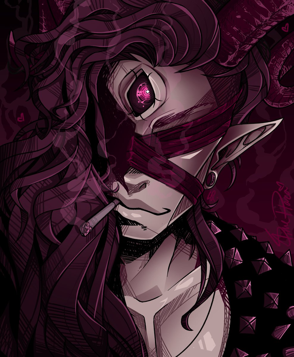 TheSlimePlaza's tweet photo. I swear.. I am the slowest artist in the world ~

#pink #somuchpink #punk #goth #spikes #smoke https://t.co/yauB7DRqgy