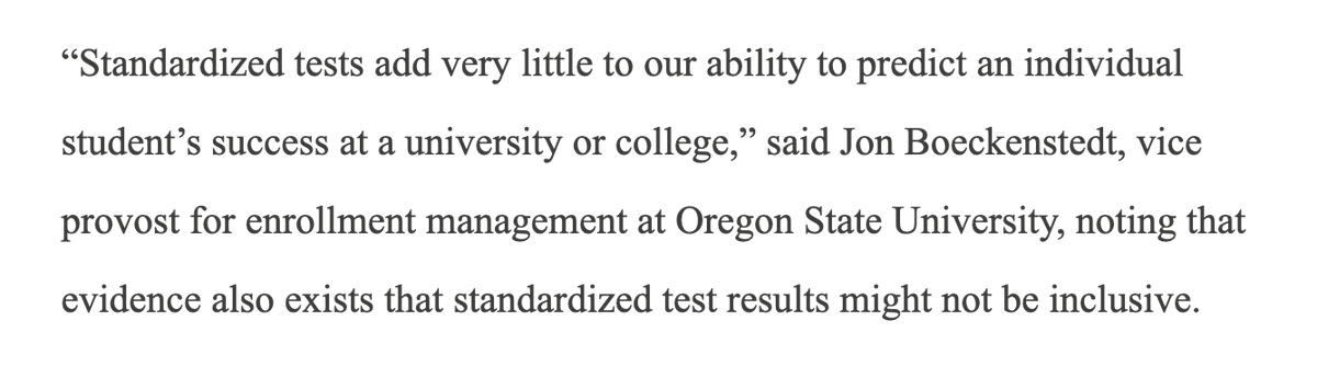 highlights: - mission of a public university system is confirmed- research on predictive validity https://www.outhereinoregon.net/2020/03/the-whole-state-of-oregon-goes-test.html