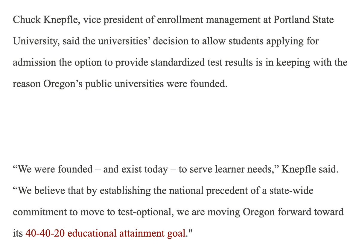 highlights: - mission of a public university system is confirmed- research on predictive validity https://www.outhereinoregon.net/2020/03/the-whole-state-of-oregon-goes-test.html