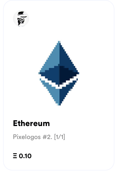 CollinsCustomIP's tweet photo. own #ethereum! #pixelated #pixelart

&amp; #pixelogo #2

only 0.1: https://t.co/YCyxzFcgwu https://t.co/S1pgqxLNRj