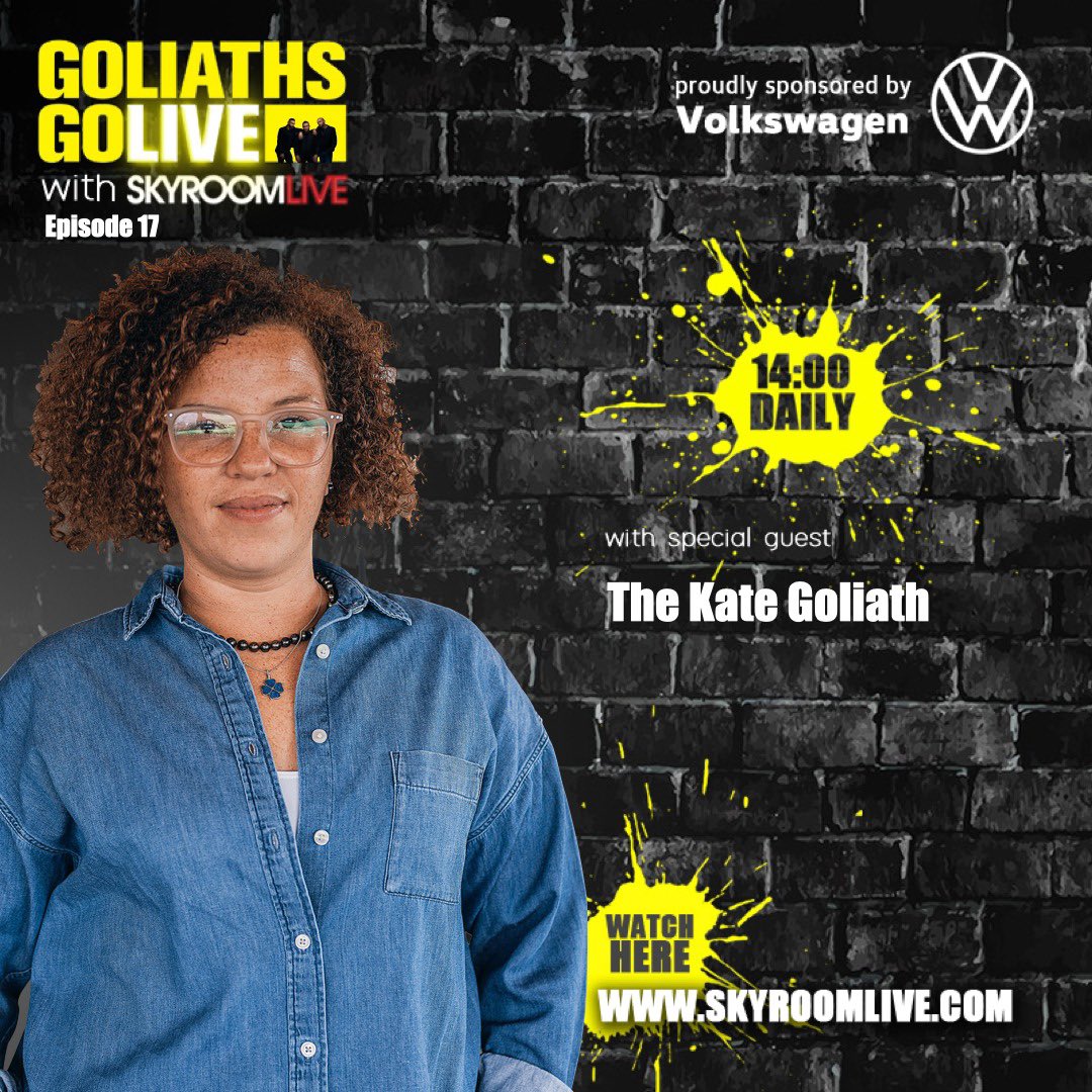 Today! We have our Boss <a href="/kategoliath/">Kate Goliath.</a> in the House, or her House? Tune in today at 2pm for Goliath and Goliath and Goliath And Goliath-Hoffmann Go Live! 
If you missed yesterday’s show go to skyroomlive.com 
#Goliathsgolive
#skyroomlive 
#alonetogether 
#theshowmustgoon