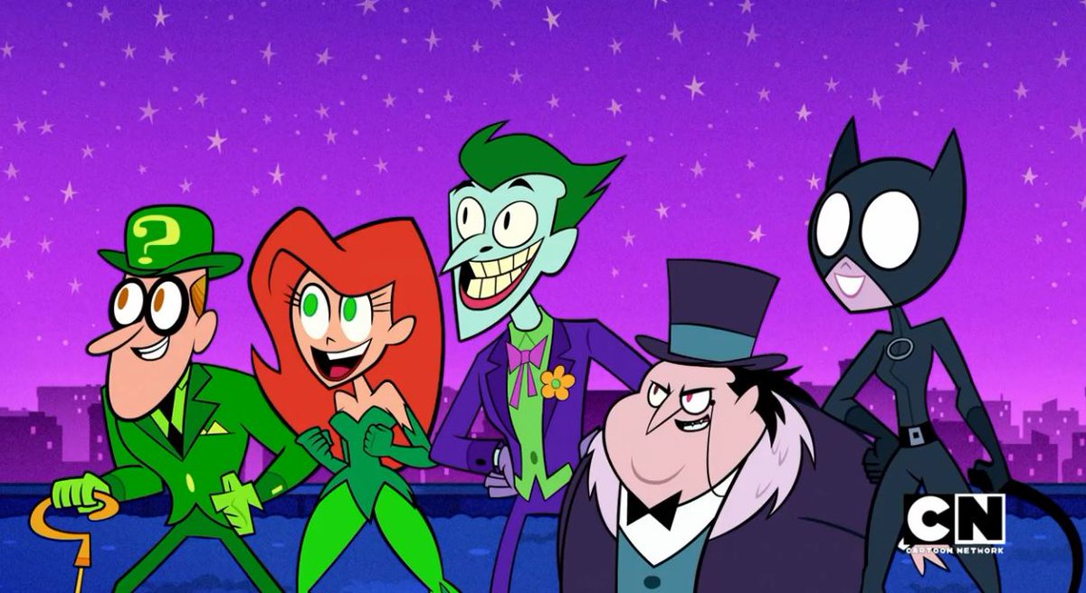 Mo Money was the episode that changed most of their designs, and Riddler gets an upgrade here. However after this his design would not be stable, swinging back to season 1's in Teen Titans Go Figure (game)