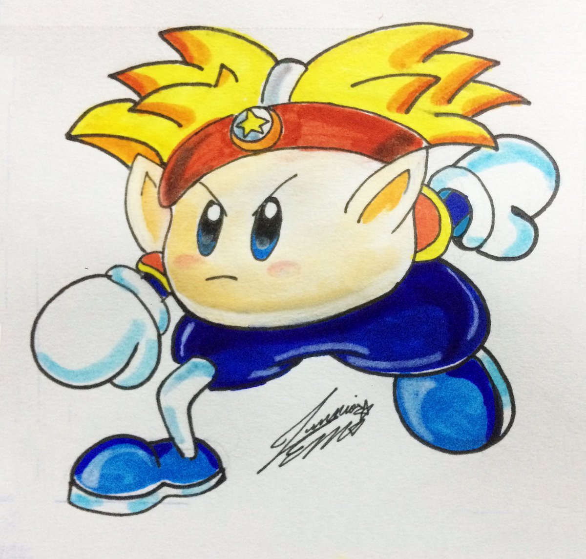 JunniorBreak's tweet photo. #Springbreeze Day 15 the strongest, Knuckle Joe~

#kirby #nintendo #カービィ 
 #星のカービィスターアライズ #KirbyStarAllies #NintendoSwitch #KnuckleJoe https://t.co/AEWAthaDyc