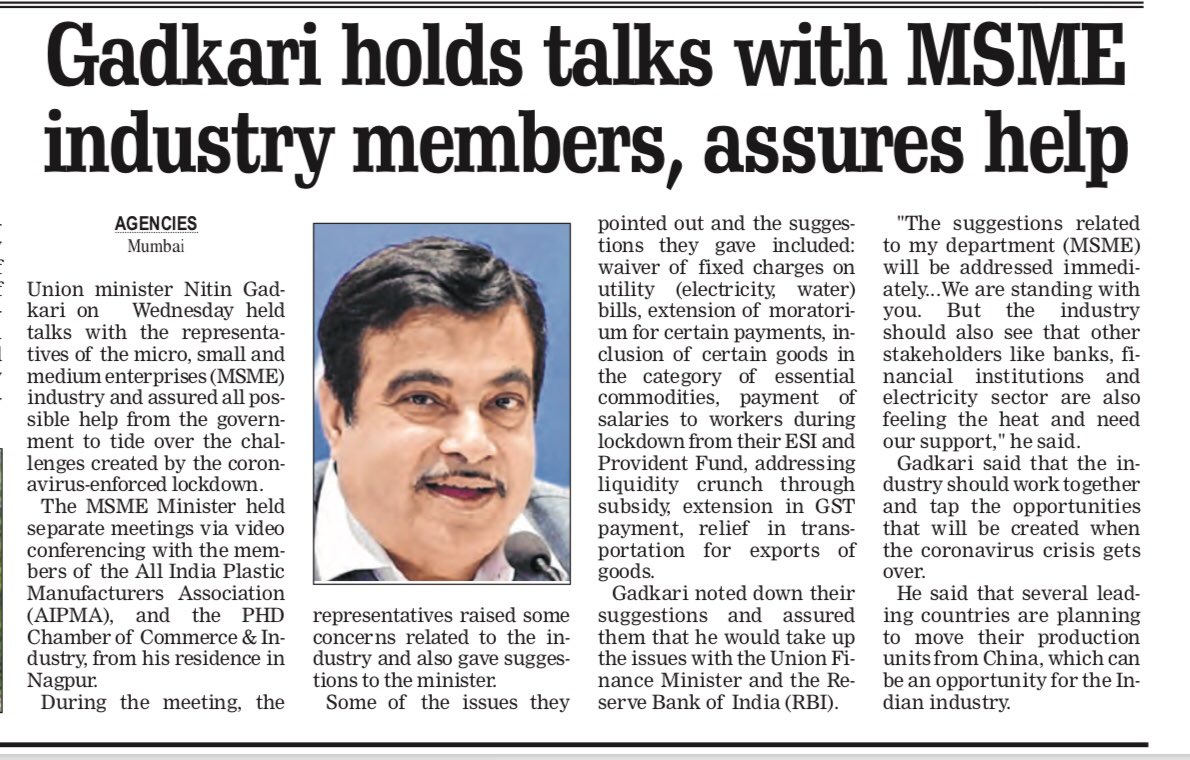 ameetvmehta's tweet image. Thank you for such foresighted forward thinking Shri @nitin_gadkari ji @minmsme 
These are the class of businesses, the backbone of India, who would require maximum support @Dev_Fadnavis @ShelarAshish @MPLodha @bjp4mumbai @BJP4Maharashtra #supportmsme