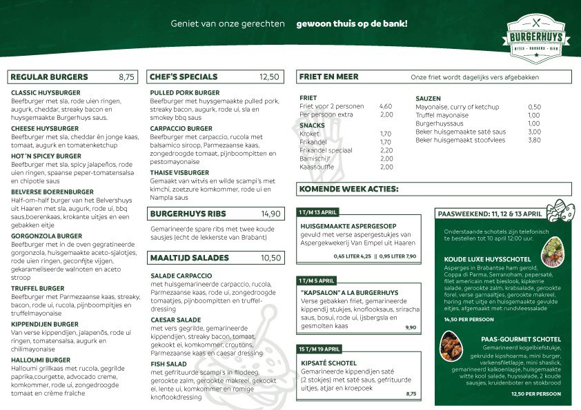 Nu onze nieuwe weekschotel, gewoonweg heerlijk!!!