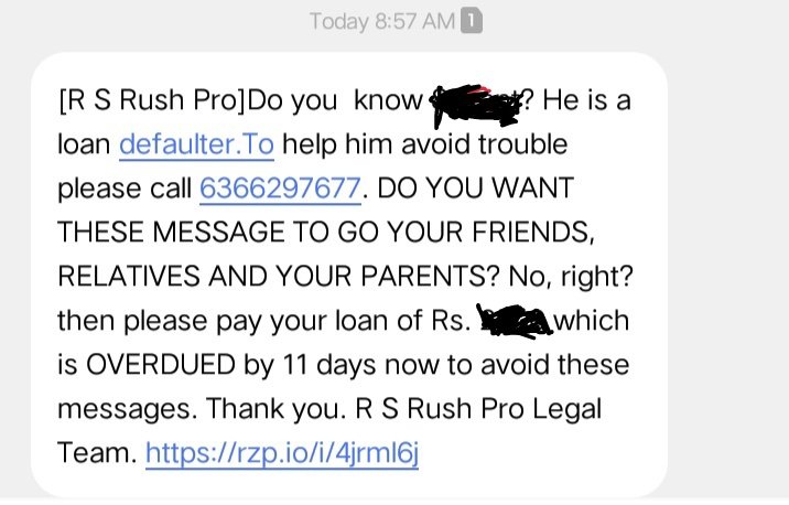 HumariAwaz's tweet photo. #OperationHaftaVasooli
SMS from #rsrushpro to my friend's no. https://t.co/GDdUge9iD8