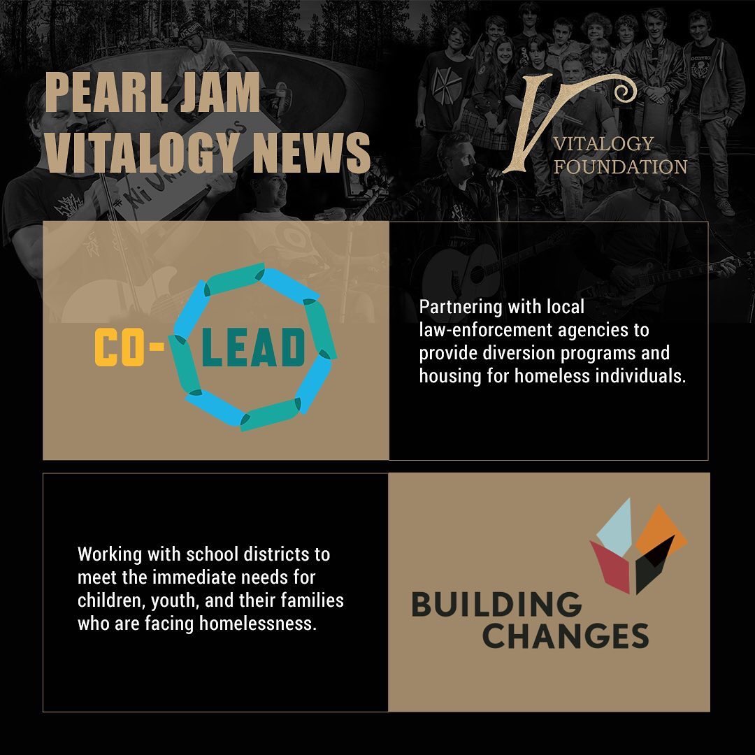 JeffAmentsArmy's tweet photo. #repost @PearlJam
#VitalogyFoundation donated $200,000 to #BuildingChanges & #DefenderOrg for their #covid19 work supporting people experiencing homelessness. Gratitude for folks in #EssentialServices-esp production, law enforcement, shipping, groceries, hospitals, & shelters. https://t.co/hCJ4Tq4kab