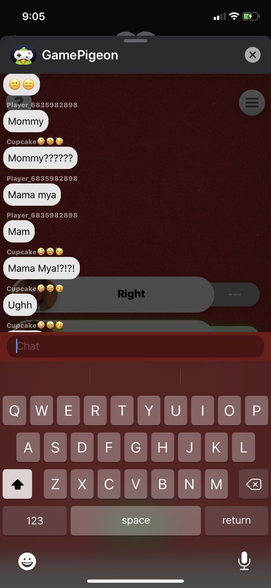 mrdamnright_'s tweet photo. My lil sister birthday today and she got a iPhone and all she wanna do is play uno 😭😭 this the game chat from her and my lil cousin I’m so weak man 😂 https://t.co/a0kbztBtnl