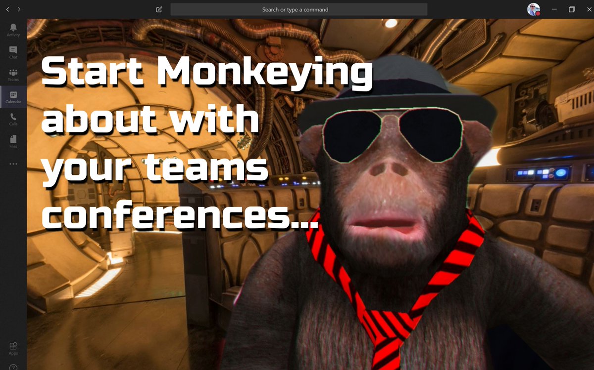 Want to spice up your #Teams #VideoConference?  
dominogavin.blogspot.com/2020/04/using-…

- How to use #Microsoft's new Backgrounds.
- How to add your own backgrounds
- How to replace your image with a #Snapchat one.

#Office365 #MicrosoftTeams