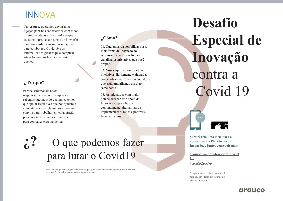 FJ_Lozano's tweet photo. ¡En Innovarauco creemos en el poder de la innovación colaborativa!
Colocamos a tu disposición nuestra plataforma de innovación. Si tienes una idea q puede ayudar a afrontar la situación actual, compártela en,

  https://t.co/4wdXoUcwaC
 
Entre todos crearemos un futuro mejor https://t.co/PtN2B0tSkB