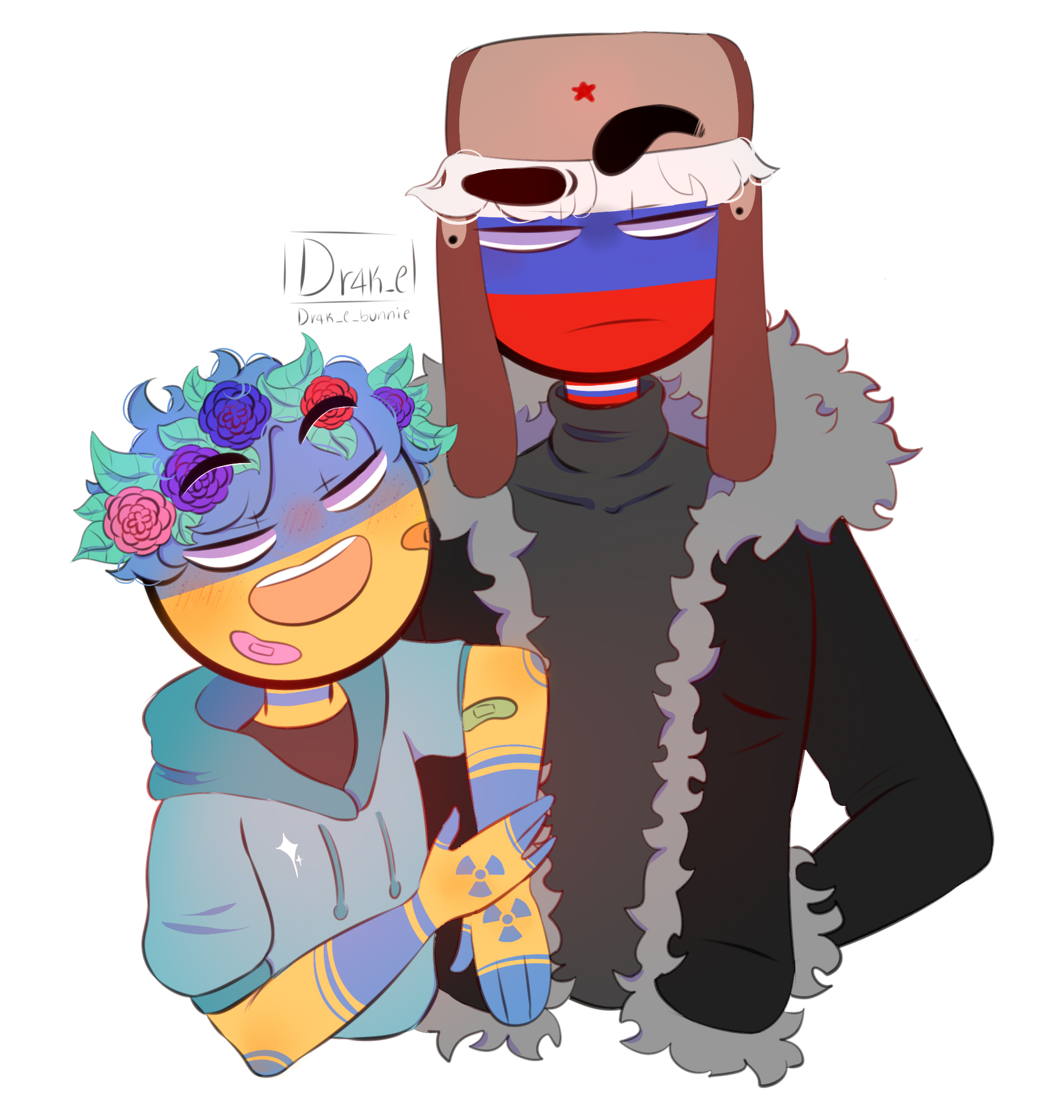 🥞Dr4k_e ᵕ̈ on X: Otp- #Countryhumans #countryhumansfrance