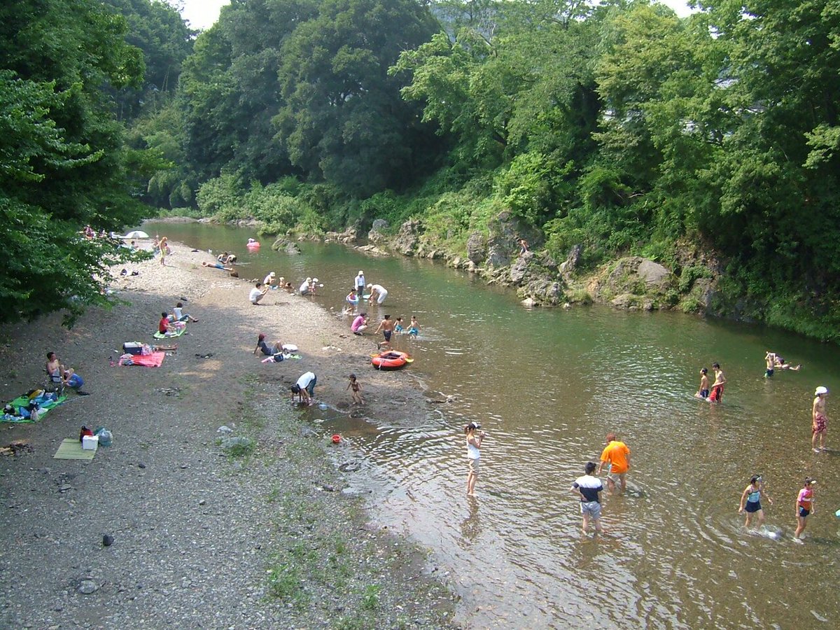 アヘアヘ 原市場や名栗なんかも水が綺麗ですね サワガニがいる所の沢なんかは本当に水が冷たいですよね