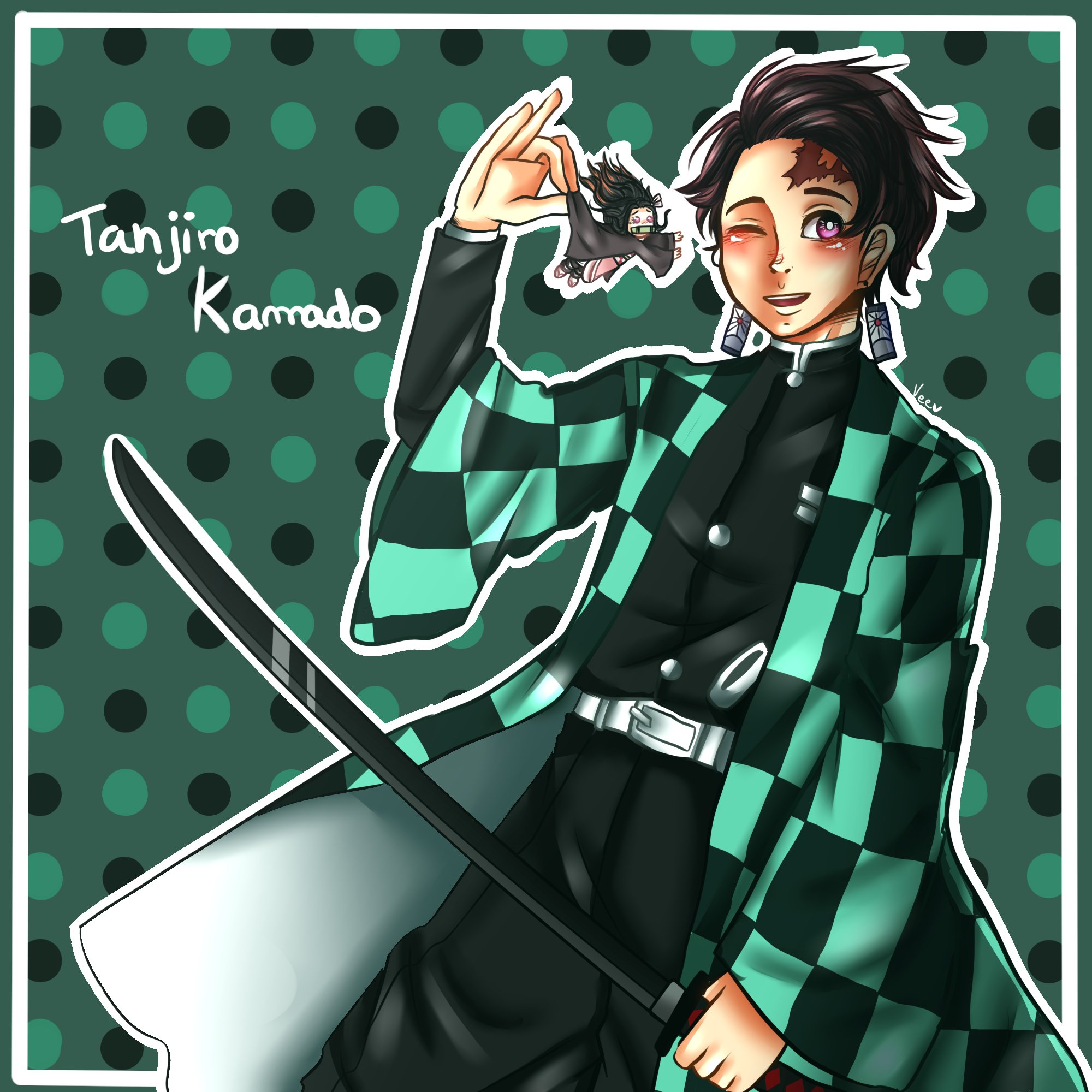 COMO DESENHAR TANJIROU KAMADO (Kimetsu no Yaiba) passo a passo