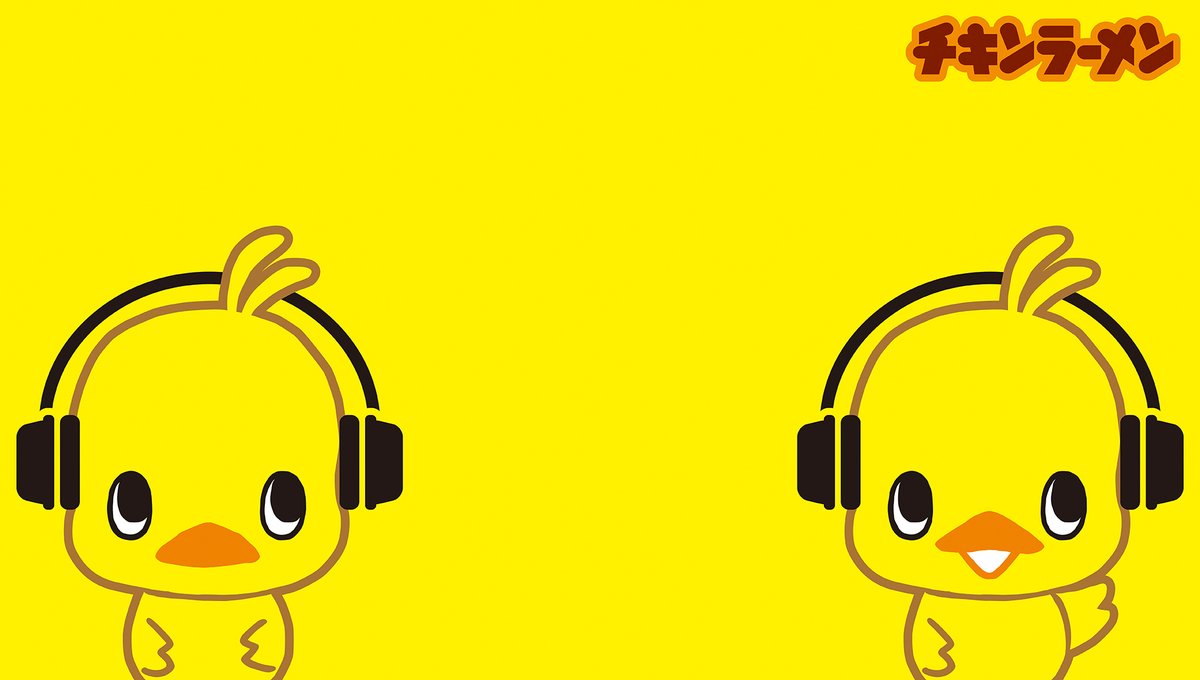 no humans headphones yellow background simple background yellow theme animal focus bird  illustration images