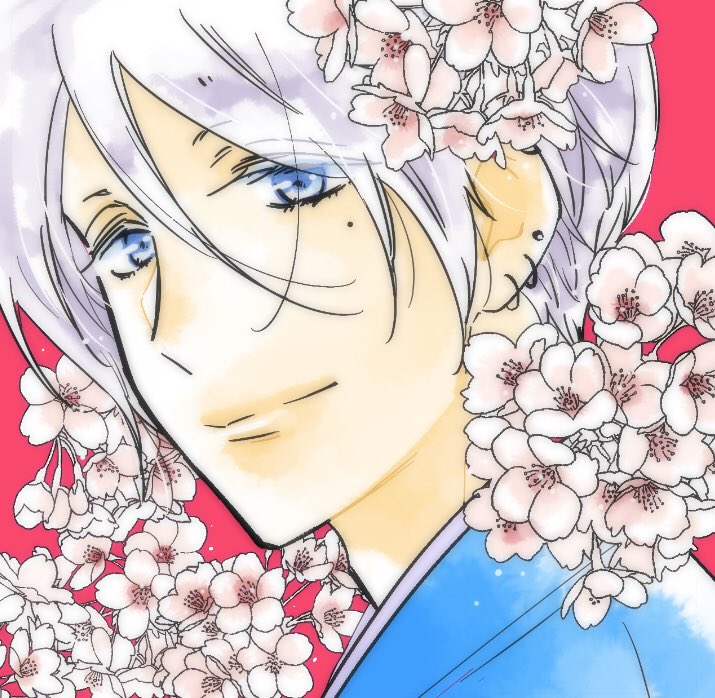 「昨日のイラスト自分用に描いたものだけど色違いでよければアイコン等にどうぞ(利益の」|カナエサト@漫画家のイラスト