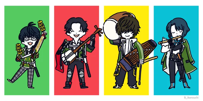 里で楽器いっぱい入手できたのがうれしくて描いていたもの

年末に逃していた松井さんもいらっしゃいませ

#B絵 #らくがき 