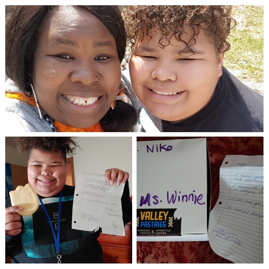 MaeGruss's tweet photo. When your Son's teacher Jessica Winnie does a drive by delivery with cookies to decorate and a heart-felt note❤❤❤ #THATSOUTRAGOUSLOVE @everythingiamjw #blessandhighlyfavored #imnotcryingyourecrying #hopkinsstrong https://t.co/ZZUFhQXmVf