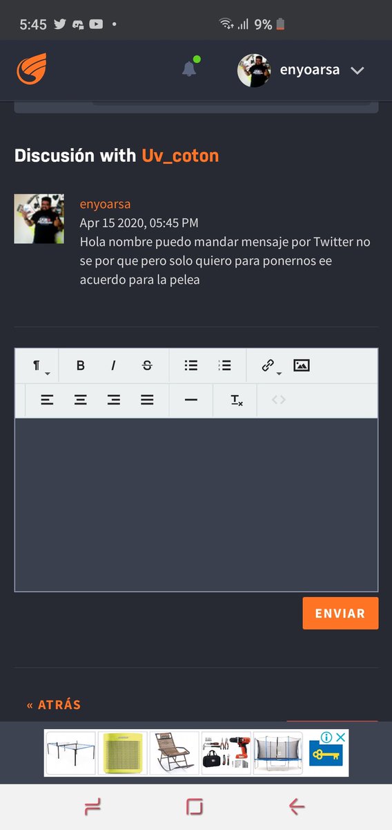 enyoarsa's tweet photo. @A13X_GrayWolf @AlquimistaFelin @s0noroman @MauricioGZuazo @JulianA23578493 @Sylar180 @PakDraco @EndoSaul23 @UV_Coton @nemesiojesus881 @MisterStreets @Juan74908556 @spirit_fyre @kRizZ06 @scavt63 @GtkMoises @Chochito3000 @dsoria29 Si estuve mandando mensaje pero no me contestó nunca que procede aquí  @UV_Coton https://t.co/ohRIIczDG7