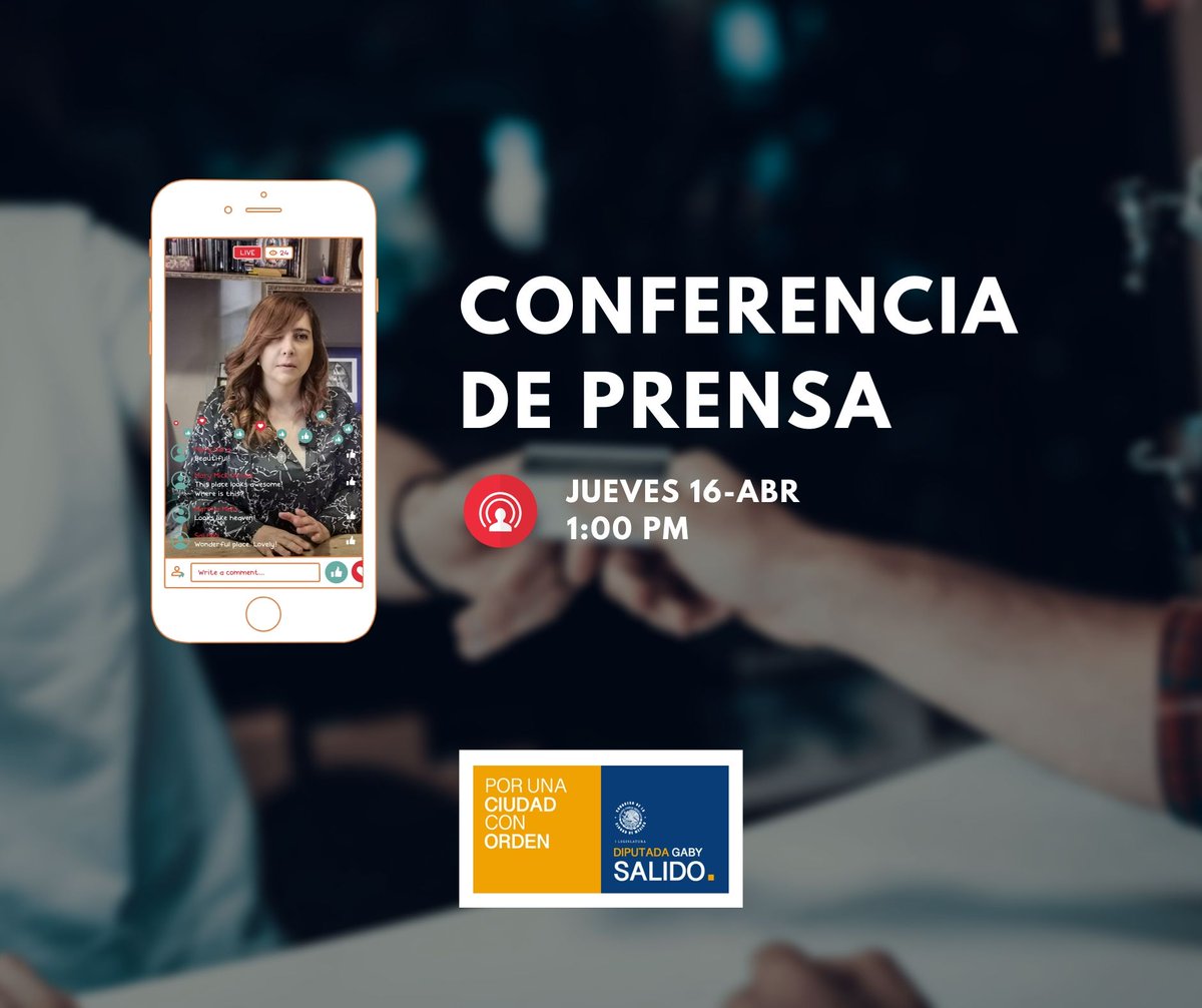 gabysalido's tweet photo. ¿Qué opinas de #MERCOMUNA? Te invito a la conferencia de prensa donde expondré algunos puntos que nos preocupan sobre la implementación de este programa del @GobCDMX por #FacebookLive.

🗓 Jueves 16 de abril
🕐 1:00 PM https://t.co/0mzJIcDZbz