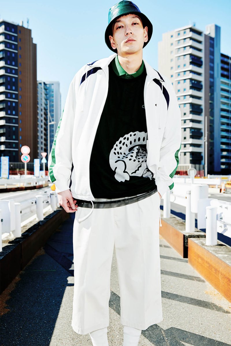 Houyhnhnm フイナム クリエイティブ ディレクター が変わり 新時代に向かって大きく動き始めたラコステ その息吹を感じさせる新作を ストリート感あふれる型破りなファッションで表現 T Co 10tvgszmbz Lacoste ラコステ Poloshirt