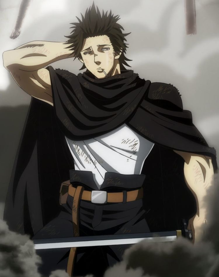 Anime (first three): BLACK CLOVER Anime (4th picture): BLEACH LISTEEEENNNNN.. I have a thing for anime captains/natural leaders bro, and im the typa woman that needa man who can lead without having to be told.and they know how to do it 