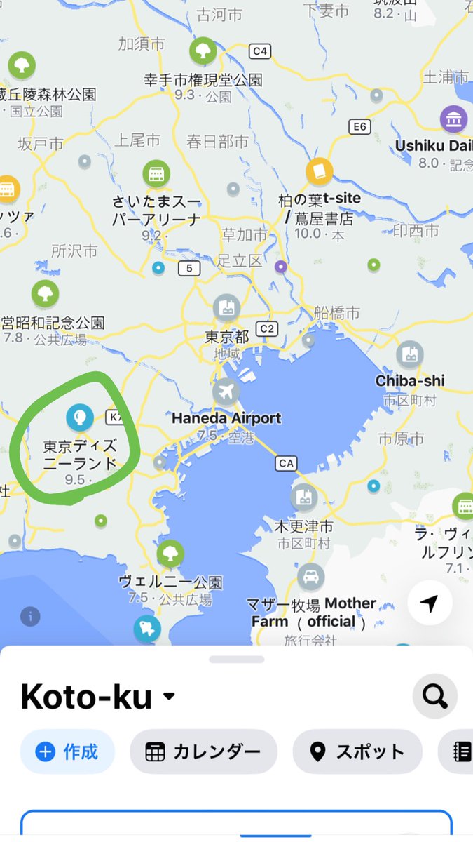 特急しょうなん Facebookの地図 何故か東京ディズニーランドが東京都町田市にある 神奈川県 大和市 との県境とすごい近いところにあるけど 何故かちゃんと東京にある ディズニーランドは浦安だろ ディズニーランド Facebook 地図 バグ 町田