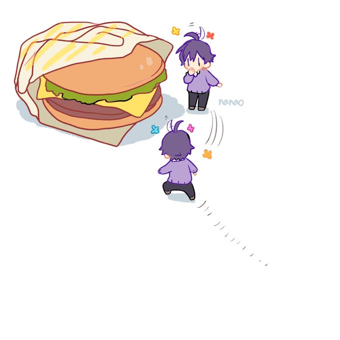「サンドイッチ シンプルな背景」のTwitter画像/イラスト(人気順)