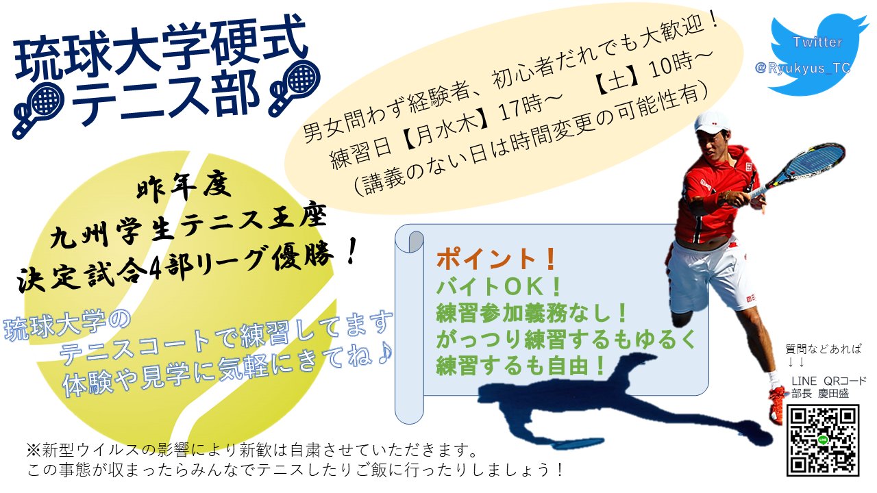 琉球大学硬式テニス部 Ryukyus Tc Twitter
