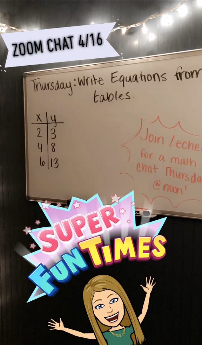 Home classroom is complete! Hope to see you at the Math Help Chat tomorrow at noon! #jjhlearns #innovate68