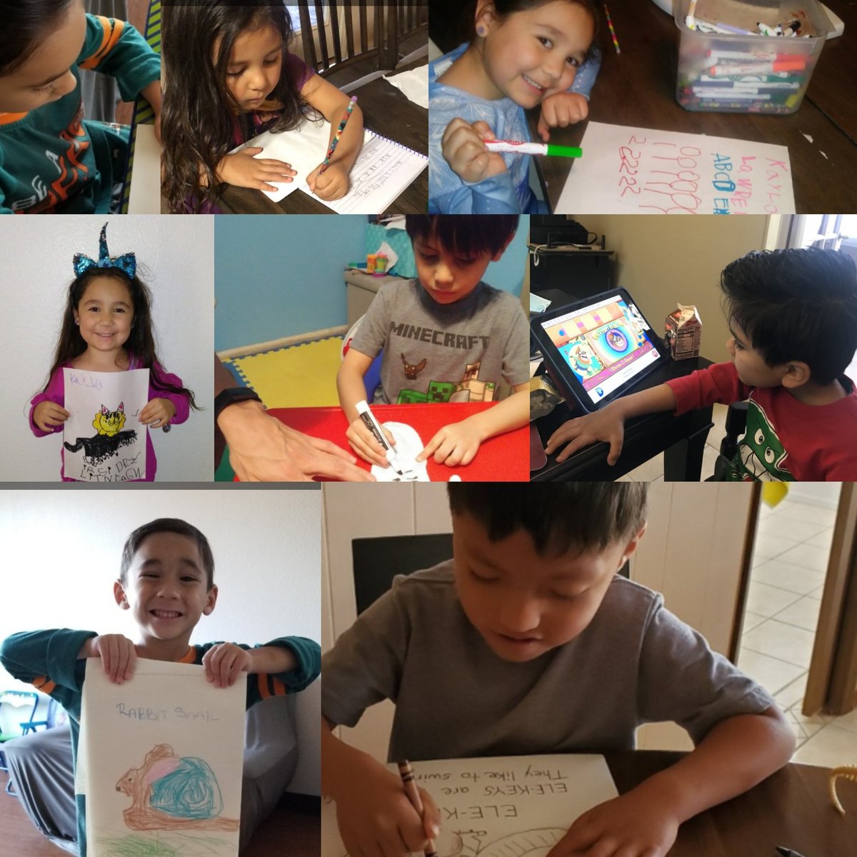 IBugarini_TDS's tweet photo. I love getting pictures of our little ones learning ❤️ thank you parents for everything!!! #ThisIsPrek #XLence #Sundancers @DoddsAngelica @TierraDelSol_ES  @RebecaParada_ https://t.co/jwQ7w32jKo