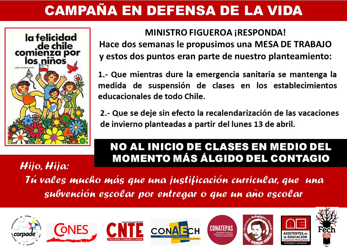 aaeeconaech's tweet photo. Propuestas 1, 2, 3 y 4 presentadas por diversos actores de educación al ministro Figueroa y que aún no responde. https://t.co/kZV3PrfwEy