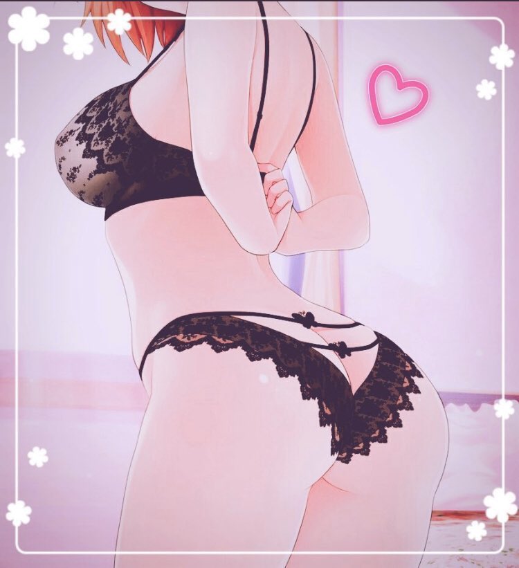 Opening her door....you stop and see her changing

“Ge-get the hell outta my room!!!” 

She was about to start throwing things