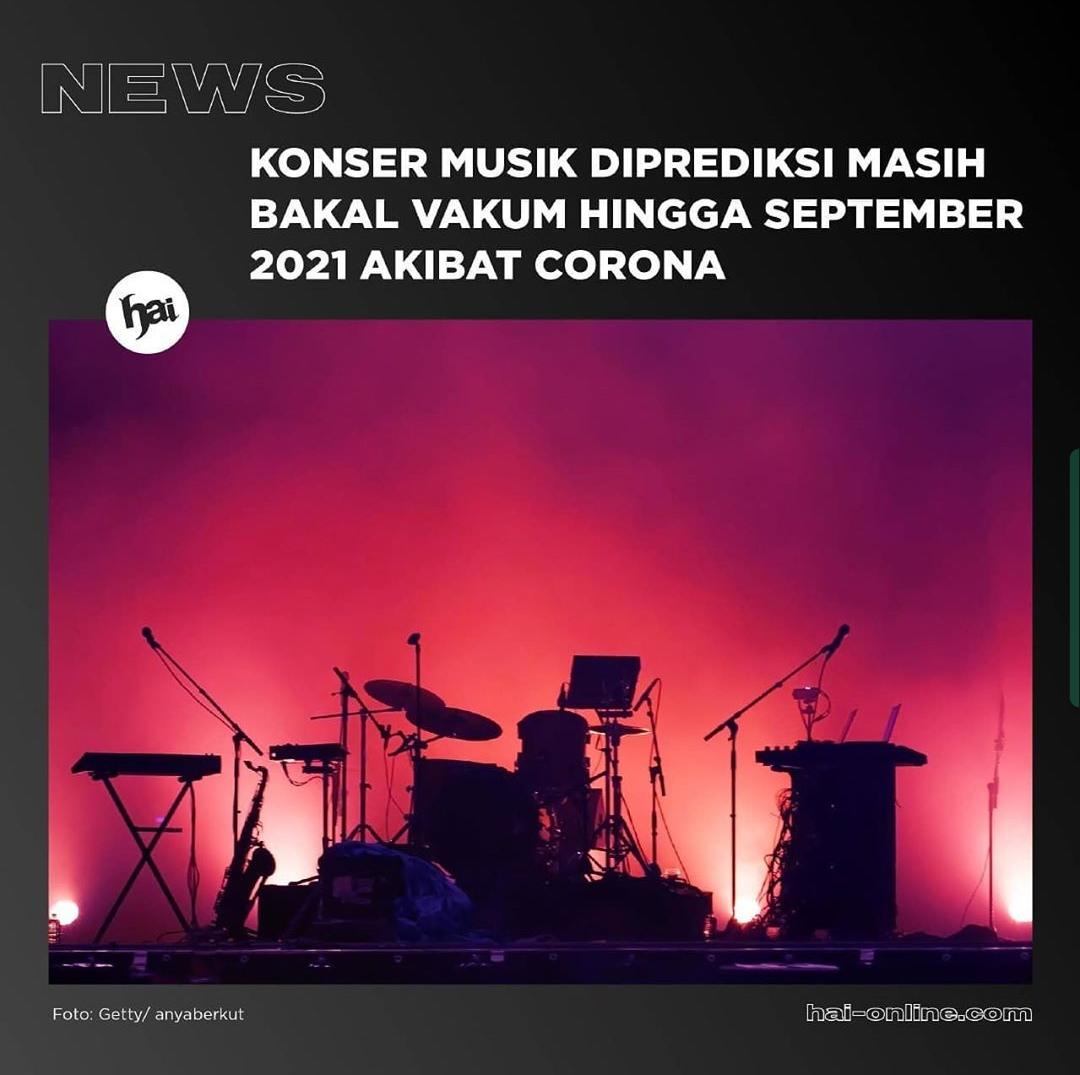 Pengen ikut sedih kayak teman-teman yang lain, tapi ga ada corona pun BapakBapak ga pernah manggung :(