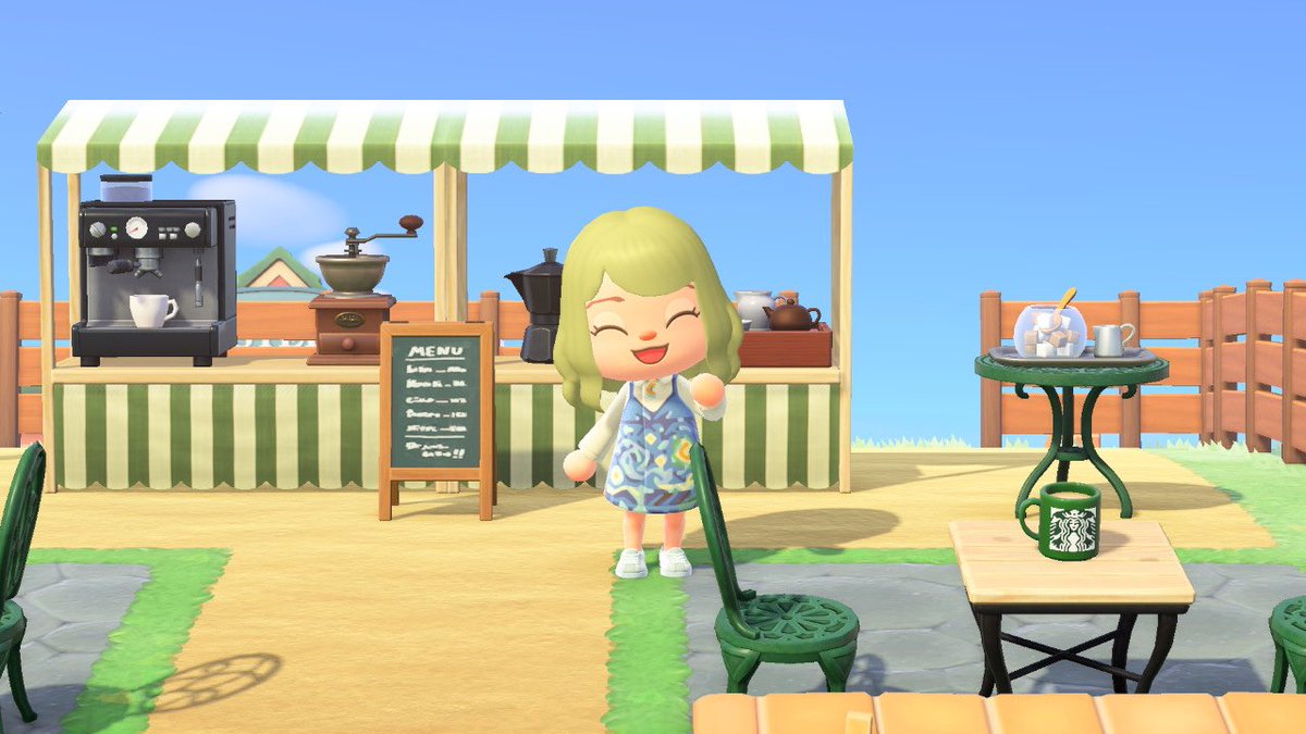 I made a  @Starbucks lolol  #AnimalCrossingNewHorizons  