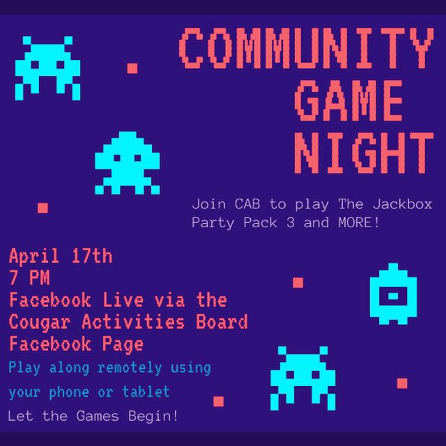 Come play and party with us Friday starting <a href="/7pm/">Huong Le</a> on our Facebook Live!