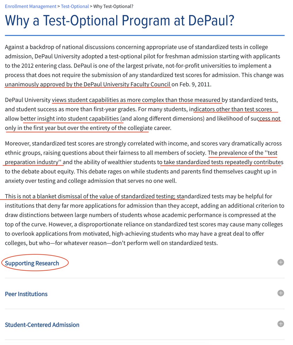 Let's start with DePaul for reasons. Now check it, their announcement speaks to their 1. Mission2. Faculty support3. RESEARCH RESEARCH RESEARCH