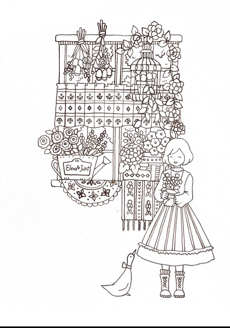 Eriy クリエポ F 23 On Twitter 花屋のマノンにアレンジしてもらったお花いっぱいの窓辺 手作りのカフェカーテンも良い感じ